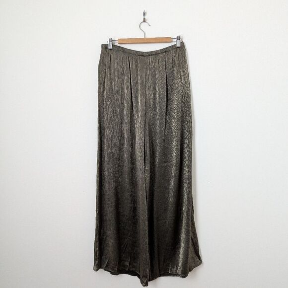 Zara Olive Wide Leg Pants - Picture 5 of 6